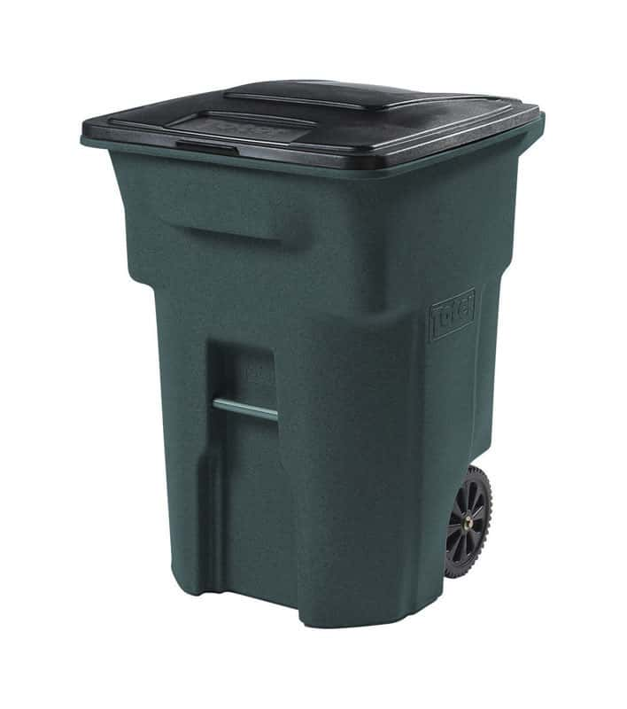 Toter 96 Gal Polyethylene Wheeled Garbage Can Lid Included Ace Hardware