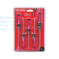 Craftsman Multi-Bit Screwdriver Set 8 in. 5 pc