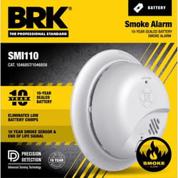 BRK 10 Year Battery-Powered Ionization Smoke Detector