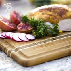 Totally Bamboo Caribbean 20 in. L X 12.5 in. W X 0.75 in. Bamboo Cutting Board