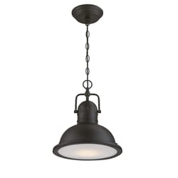 Westinghouse Orson Switch LED Oil Rubbed Bronze Black Dimmable Outdoor Light Fixture Hardwired