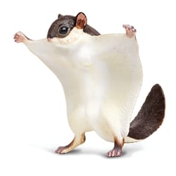 Safari Ltd Incredible Creatures Flying Squirrel Toy Plastic Brown/Tan