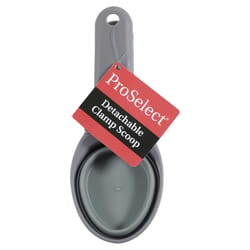 Boss Pet ProSelect Gray Detachable Silicone Pet Food Scoop For Cats/Dogs