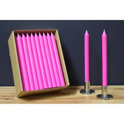 Kiri Tapers Hot Pink Unscented Scent Taper Candle