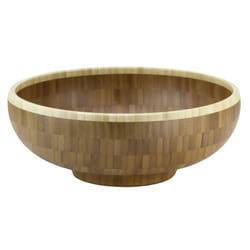 Totally Bamboo Brown Bamboo Classic Serving Bowl 10 in. D 1 pc