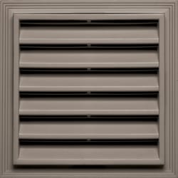 Builders Edge 12 in. W X 12 in. L Clay Copolymer Wall Louver