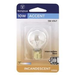 Westinghouse 10 W S11 Specialty Incandescent Bulb E17 (Intermediate) White 1 pk