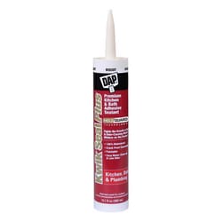 DAP Kwik Seal Plus Biscuit Siliconized Latex Kitchen and Bath Adhesive Caulk 10.1 oz