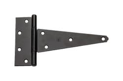 National Hardware 8 in. L Black Extra Heavy Duty T-Hinge 2 pk