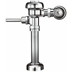 Sloan Regal Urinal Flush Valve Silver Polished Chrome Brass