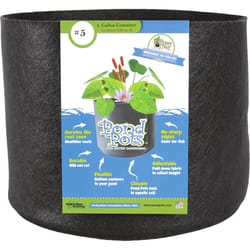 Smart Pot Pond Pots 9.5 in. H X 12 in. D Geo-Thermal Fabric Planter Black