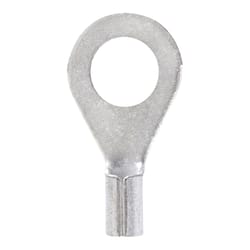 Jandorf 16-14 Ga. Uninsulated Wire Terminal Ring Silver 5 pk