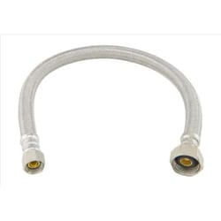 BrassCraft 3/8 in. FIP pc X 1/2 in. D FIP 16 in. Polymer Faucet Supply Line