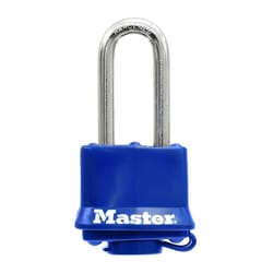 Master Lock 1-9/16 in. W Laminated Steel 4-Pin Cylinder Weather-Resistant Padlock