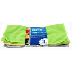 Carrand 16 in. L X 16 in. W Microfiber Auto Drying Towel 3 pk