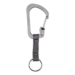 Nite Ize SlideLock 2.1 in. D Stainless Steel Silver Carabiner Key Ring