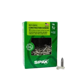 SPAX Multi-Material No. 6 Sizes X 3/4 in. L Unidrive Flat Head Serrated Construction Screws