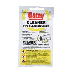 Oatey Cotton Pipe Cleaning Cloth 8 in. W X 7 in. L 1 oz