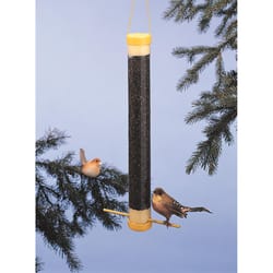 North States Wild Bird and Finch 9 oz Plastic Tube Bird Feeder 2 ports