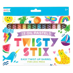 OOLY Twisty Stix Assorted Color Pastels 12 pk