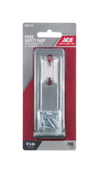 Ace Zinc 4-1/2 in. L Fixed Staple Safety Hasp