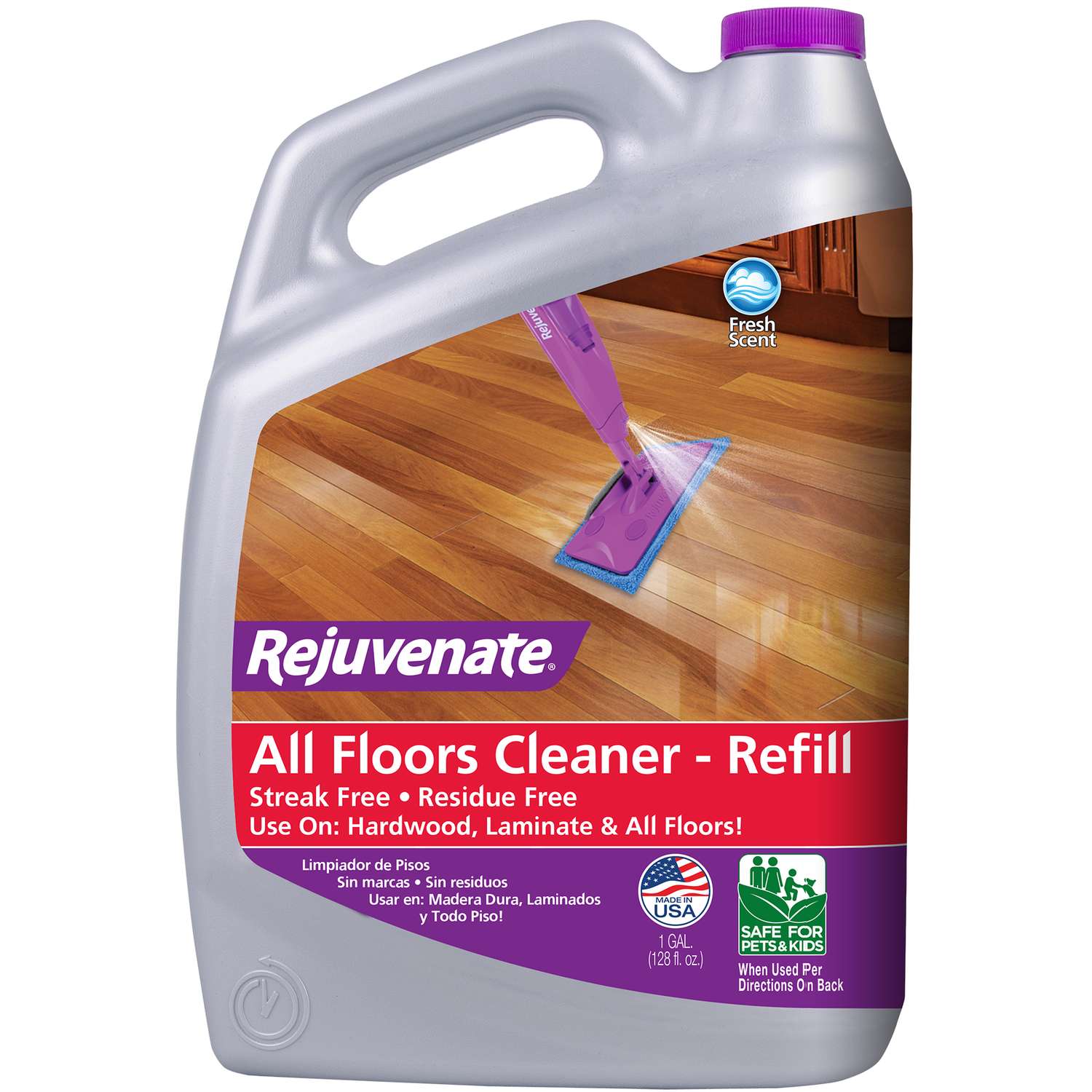 Rejuvenate Fresh Scent Floor Cleaner Refill Liquid 1 gal Ace Hardware