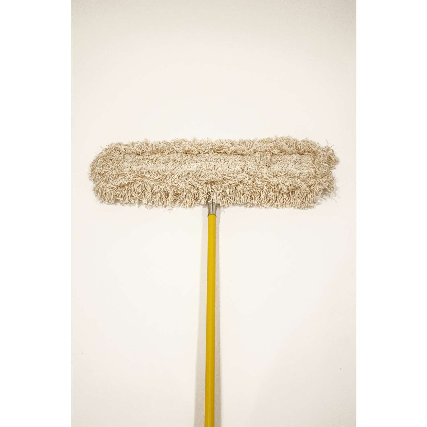 Commercial Cotton Dry Dust Mop Head Hardwood Floor Duster Broom Set |  Handle 24/36/48 x 5 inch