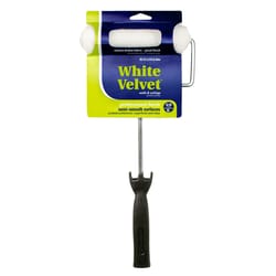 RollerLite White Velvet 6.5 in. W Mini Paint Roller Frame and Cover Yes