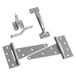 National Hardware Galvanized Silver Steel T-Hinge Gate Kit 1 pk