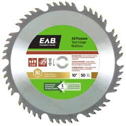 Exchange-A-Blade 10 in. D X 5/8 in. Industrial Carbide Circular Saw Blade 1 pk