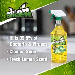 Mean Green Lemon Scent Antibacterial Cleaner Liquid 32 oz