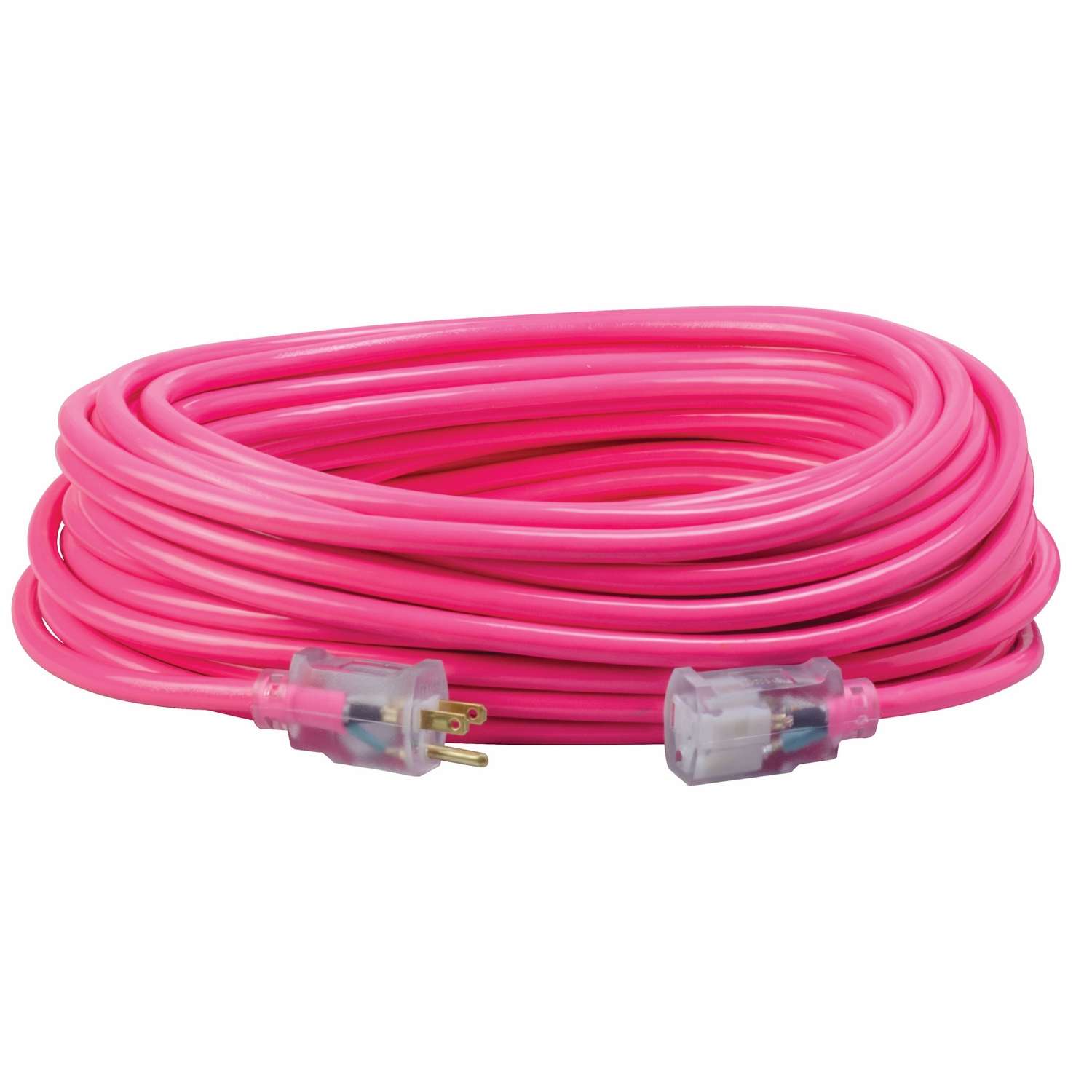 Southwire Indoor or Outdoor 100 ft. L Pink Extension Cord 12/3 Ace