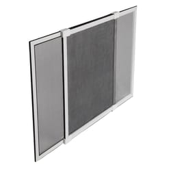 M-D BUILDING PRODUCTS White Aluminum Adjustable Screen 18 in. W X 37 in. L 1 pk