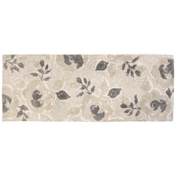 Simple Spaces 21 in. W X 54 in. L Multi-Color Mocha Roses Polyester Accent Rug