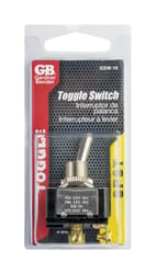 Gardner Bender 20 amps Single Pole Toggle Switch Black/Silver 1 pk