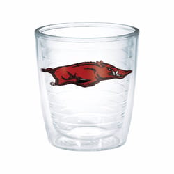 Tervis Collegiate 16 oz Arkansas Razorbacks Clear BPA Free Tumbler