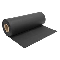 Multy Home 27 in. W X 50 ft. L Black None Rubber Utility Mat