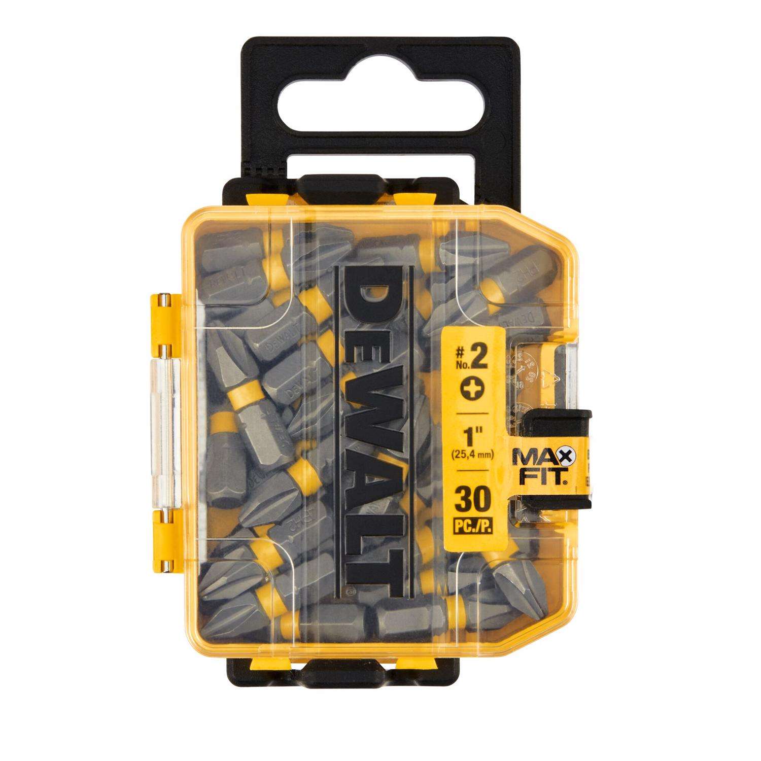 DeWalt Max Fit Phillips 2 X 1 in. L Insert Bit S2 Tool Steel 30 pc