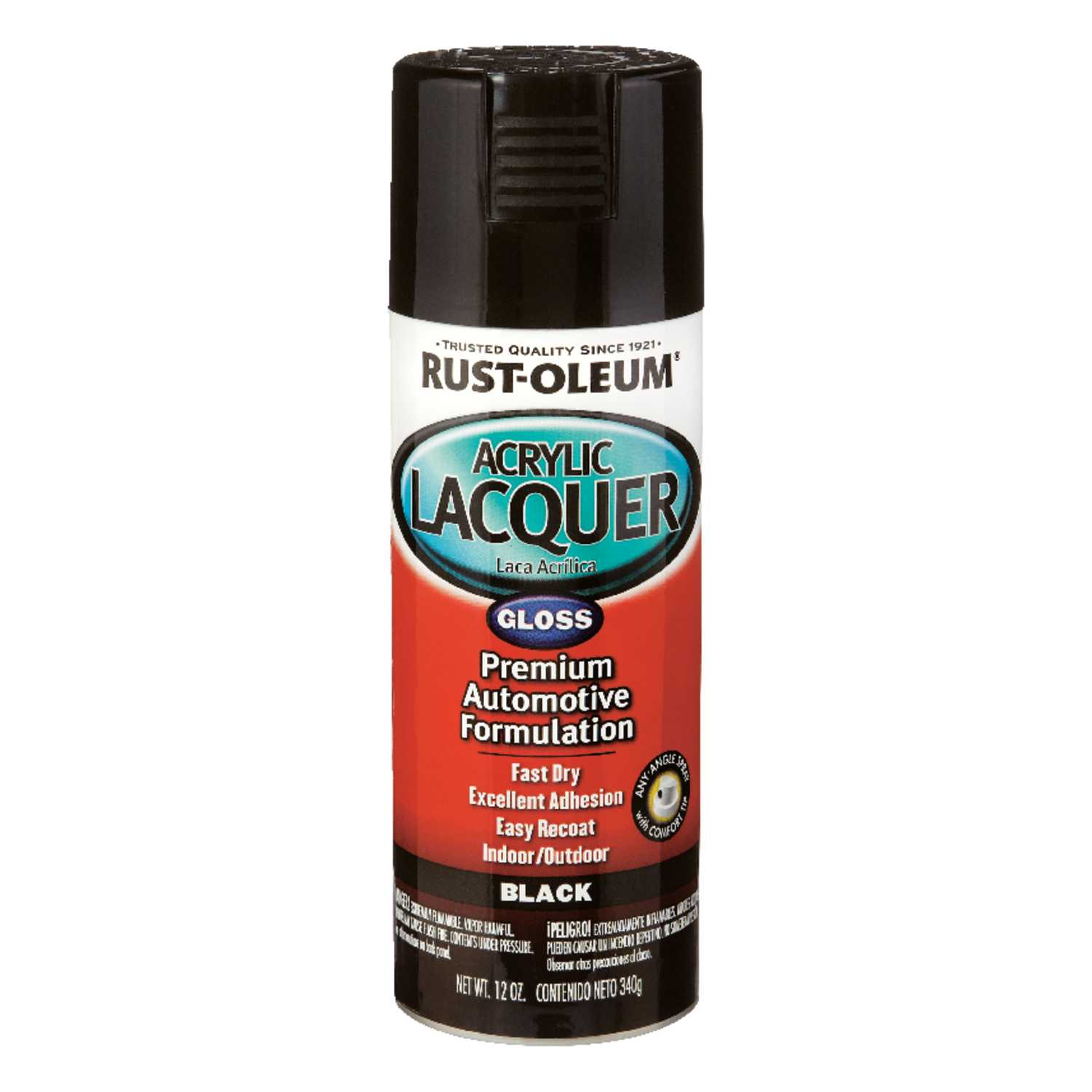 RustOleum Automotive Lacquer Gloss Black Automotive Acrylic Lacquer