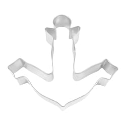R&M International Corp International Corp 5 in. W X 5 in. L Anchor Cookie Cutter Silver 1 pc