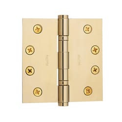 Baldwin Estate 4 in. L Polished Brass Door Hinge 1 pk