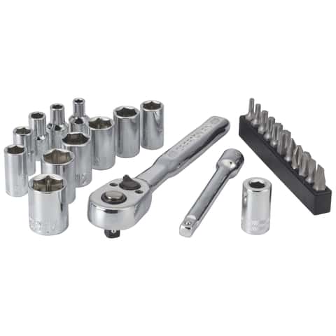 Craftsman 24 pc Metric Mechanic's Tool Set with 1/4 in. Drive and 6 Point Sockets Craftsman 24 pc Metric Mechanic's Tool Set with 1/4 in. Drive and 6 Point Sockets