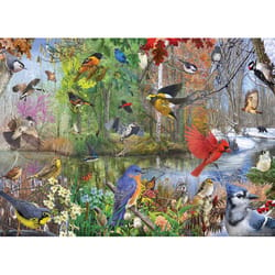 Cobble Hill Birds Of The Season Jigsaw Puzzle 1000 pc