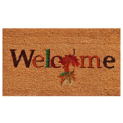 Home & More 1.42 ft. W X 2.42 ft. L Multi-color Fall Beauty Welcome Coir Door Mat