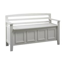 Linon Home Decor White Wood Bench