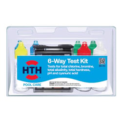 HTH Pool Care Solid 6-Way Test Kit 0.75 oz