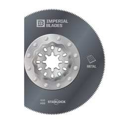 Imperial Blades Starlock 3-3/8 in. L High Speed Steel Segmented Round Oscillating Saw Blade 1 pk