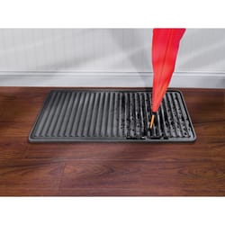 WeatherTech 16 in. W X 36 in. L Black Thermoplastic Boot Tray