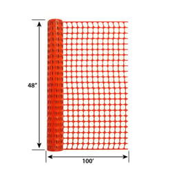 Garden Craft 48 in. H X 50 ft. L Plastic Snow Guard Fence 1.75 in.