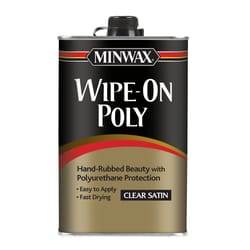 Minwax  Satin  Clear  Polyurethane  1 qt. 